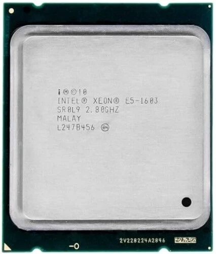 CPU Intel Xeon E5-1603 2.8 GHz Quad Core 10 Mo Socket LGA 2011 SR0L9 - Photo 1/1