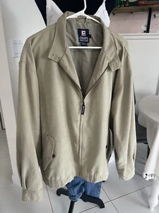 CHAPS RALPH LAUREN VINTAGE BOMBER JACKET / COAT MEN SZ LG Tan - Picture 1 of 11