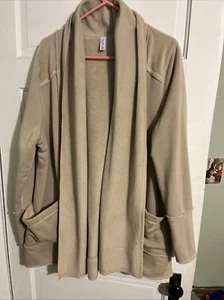 NWOT Ladies Fleece Lined Sweater Jacket Size 2x - Picture 1 of 5