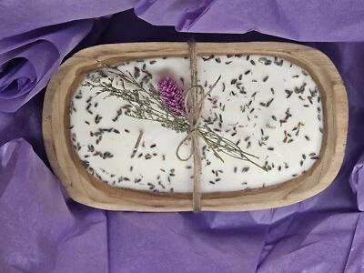 Vela estilo country con aroma a lavanda Foto 1 de 3