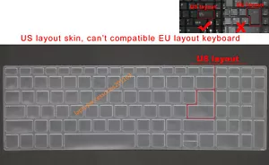 Keyboard Cover Skin for Lenovo 340c-15 S145-15 720S-15 S340-15 S540-15 S740-15 - Picture 1 of 6