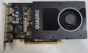 Dell NVIDIA Quadro P2200 Graphic Card 5GB GDDR5 4x DP 087CG5 - Picture 1 of 6