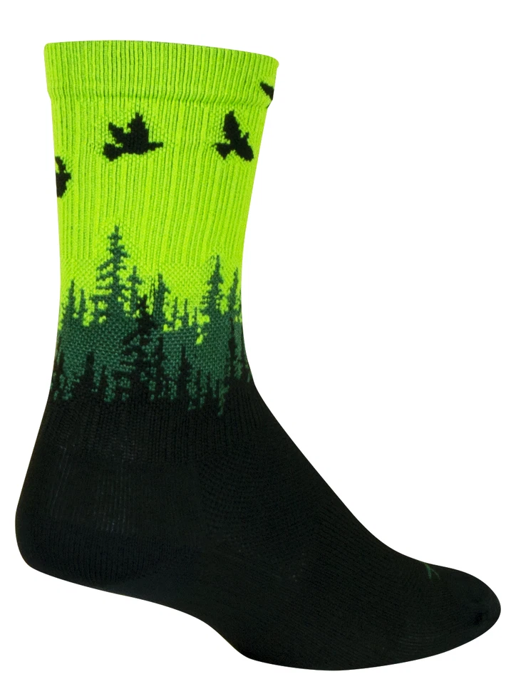 Socks - SockGuy - Forestry Green S/M 6" SGX Cycling/Running NEW - Image 1 of 4
