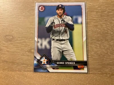 2018 Bowman Baseball George Springer #14 Houston Astros - Image 1 of 2