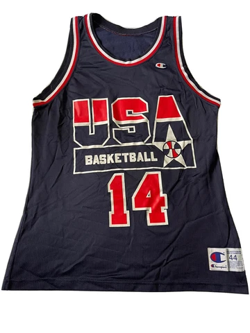 Vintage Champion Alonzo Mourning Dream Team USA Jersey size 44 Cover