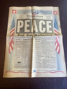 15. August 1945 Chicago Herald American Victory Edition Ende des Zweiten Weltkriegs Frieden - Bild 1 von 20