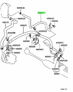 Hose, P/S Oil Return For: Mitsubishi Lancer Evo 7 8 9 (CT9A) - Picture 1 of 1