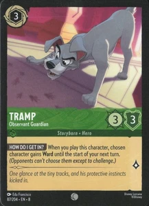 Disney Lorcana Reign of Jafar #87/204 - Tramp Observant Guardian NM Regular - Picture 1 of 1