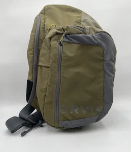 ORVIS SAFE PASSAGE SLING PACK Bag Olive Grey Fly Fishing Angler (DISCONTINUED) - Picture 1 of 11