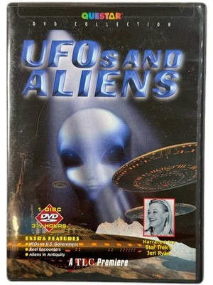 UFOS & ALIENS DVD Quester Jeri Ryan Star Trek Government Conspiracy Ancient TLC Foto 1 de 3
