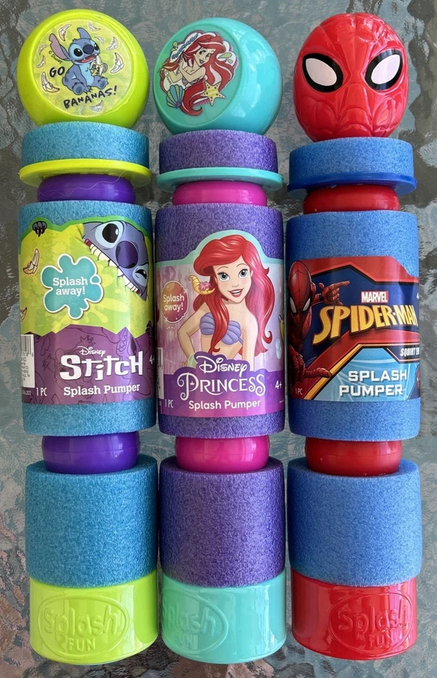 Marvel 6817 Foam/Plastic Water Splash Pumper for 4 Years 12.5 H in. 12 Pack