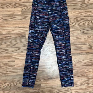 Lululemon Train Times Hinshu Alpine Blanco Multi/Negro Azul Talla 8 - Imagen 1 de 13