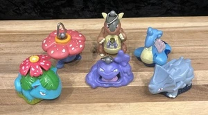 Vintage 90s Pokémon Toy Lot Of 6 Keychains & Rollers - Picture 1 of 10