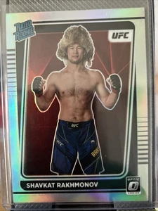 2022 Panini Donruss Optic UFC - Rated Rookie Shavkat Rakhmonov #115 Holo... - Picture 1 of 2