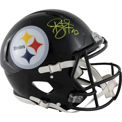 Troy Polamalu Autographed Pittsburgh Steelers Pro Helmet Beckett Witness 50272 - Image 1 of 4