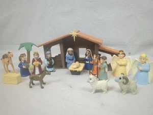 Bibelspielzeug - Krippenspielset - 18 Teile - Weihnachten Jesus Erziehung - Bild 1 von 4