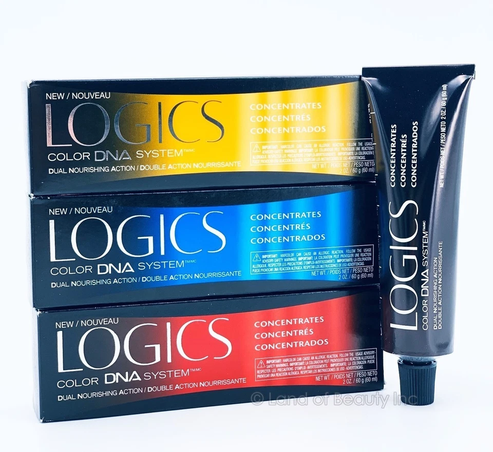 Color de cabello permanente DNA Matrix Logics 2 oz - ELIGE TU TONO Foto 1 de 1