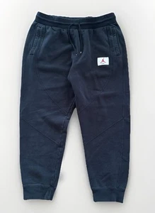 Nike Air Jordan Flight Fleece Joggers Uomo XL Nero Jumpman Felpa Palestra - Foto 1 di 10