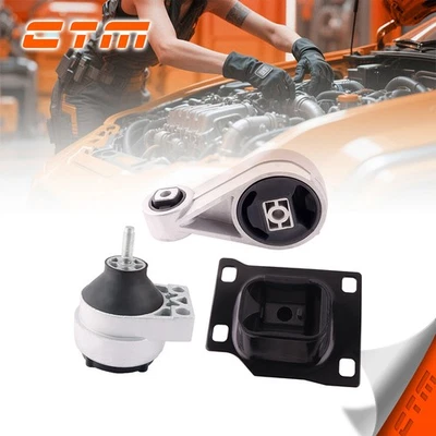For 2000-2003 Ford Focus 2.0 DOHC Engine Motor  ; Trans Mount Set 3PCS - Image 1 of 4