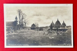 Foto AK TUCHOLKA Ukraine 1. WK Holzkirche   ( 158503 - Bild 1 von 2