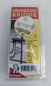 Arlington GB5 Zinc - Intersystem Grounding Bridge - Four Termination Points - Picture 1 of 2