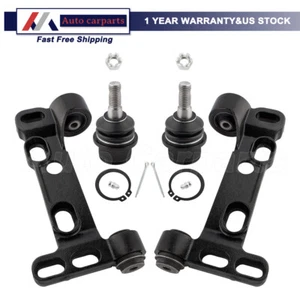4pcs Front Lower Control Arm Bracket & Lower Ball Joints for 2002-2009 GMC ENVOY - Picture 1 of 8