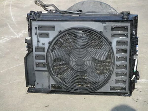 BMW E65 E66 730I 735I 745I RADIATOR PACK CONDENSER OIL COOLER SHROUD 01-05 - Picture 1 of 7