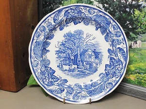 The Spode Blue Room Collection ~ Rural Scenes ~ Dinner Plate ~ 10.5 Inches - Picture 1 of 4