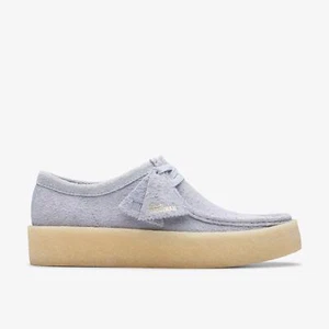 Clarks Mens Wallabee Cup Cloud Grey Suede 26176550 - Picture 1 of 6