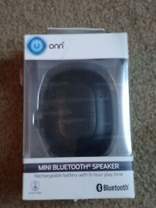 Black Rechargeable Mini Bluetooth Speaker ( Waterproof )