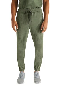 Healing Hands Scrubs Drew Jogger Men's Camo Pant 9360 OLIVE Olive Free Ship - Picture 1 of 4