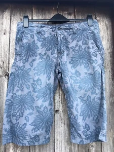 Esprit pantaloncino uomo bermuda blu denim floreale EDC aquila blu 29, 30, 31 32 vita - Foto 1 di 8