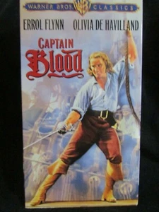 Captain Blood 1935 VHS Errol Flynn Olivia de Havilland Swashbuckler EXCELLENT! - Picture 1 of 8
