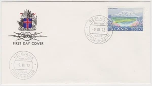 Iceland FDC 1972, Landscapes, Herdubreid - Picture 1 of 1