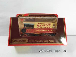 Matchbox Models of Yesteryear Y8 1917 Yorkshire Steam Wagon NOS NIB Whiskey - Picture 1 of 6