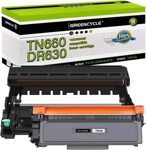 Jednostka perkusyjna DR630 + toner TN660 pasuje do Brother DCP-L2520DW HL-L2300D HL-L2305W - Zdjęcie 1 z 12