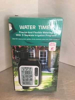 RAIN SENSOR WATER TIMER HCT-355. AUTOMATIC WATERING. 3 SEPSRATE PROGRAMS. - Изображение 1 из 2