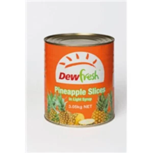 6 X Pineapple Sliced In Light Syrup 3Kg - Picture 1 of 1