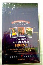 SUPER COUNTRY MUSIC TRADING CARDS SERIES 1 SEALED BOX 36 PACKS