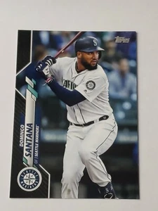 2020 Topps Series 1 Domingo Santana 36/69 Black Parallel Seattle Mariners - Picture 1 of 2