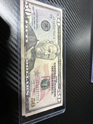 2009 $50 Note 4 ofa kind, Sum 26, 3 pairs, 4 Unique Digits - Image 1 of 4