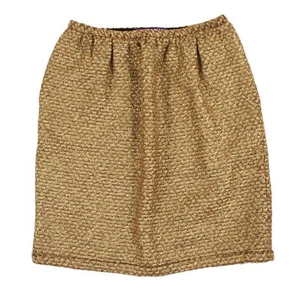 Ralph Lauren Purple Label Collection Gold Wool Cashmere Skirt 8 New $1298 - Picture 1 of 2