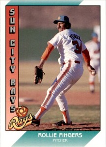 1991 Pacific Senior League Rollie Fingers . Sun City Rays #126