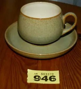 Vintage Denby Camelot Coloroll Cup & Saucer Stoneware Retired Tea Coffee 1986 - Picture 1 of 6