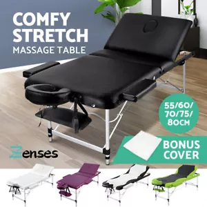 Zenses Massage Table Portable Aluminium Massage Bed Beauty Chair Therapy Folding - Picture 1 of 207