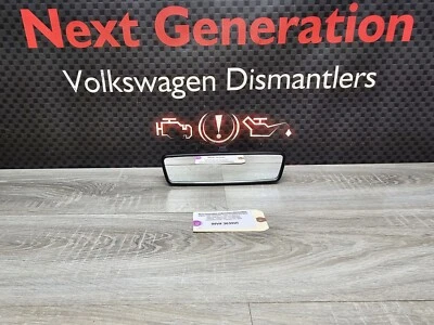 2009 - 2014 Volkswagen Inside Back Interior Rear View Mirror Satin Black - Image 1 of 4