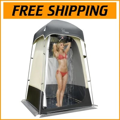 Tienda Cambiadora y Ducha Exterior Portátil con Protección UV e Impermeable Foto 1 de 4