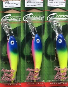 3 COTTON CORDELL CS6220 SUSPENDING WALLY DIVER BLUE FC CLOWN S4 - Picture 1 of 1