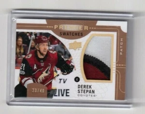 2017-18 Upper Deck Premier Premier Swatches PS-DS Derek Stepan Arizona Coyotes - Picture 1 of 2