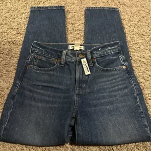 NWT Madewell The Perfect Vintage Petite Denim Jeans US Women's 24P High Rise - Picture 1 of 6